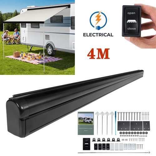 Retractable electric awning - 4m,