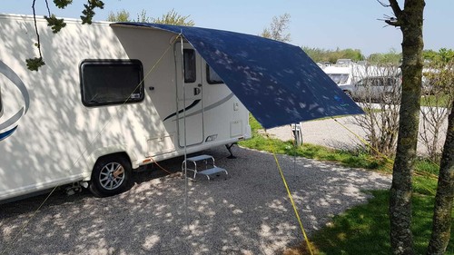 Caravan campervan awning sun - caravan,