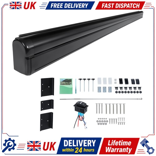 Roll out awning for caravan - out,