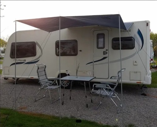 Caravan campervan awning sun - caravan,