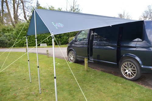 Campervan caravan awning sun - campervan,