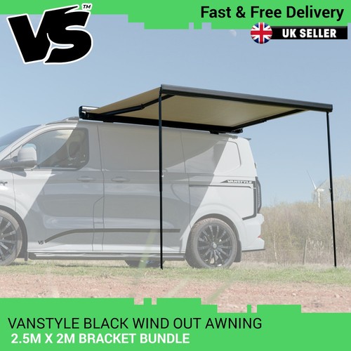 Campervan wind out awning - campervan,